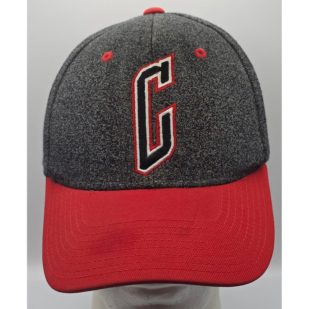 Chicago Bulls NBA Adidas L/XL Fitmax Gray‎ Red Fitted Stretch Baseball Cap Hat